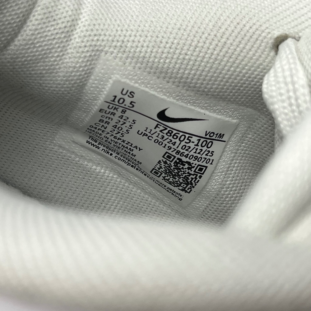 Nike Aja A'One Pearl White Metallic Shoes Size 10.5 Special Release - Picture 7 of 7